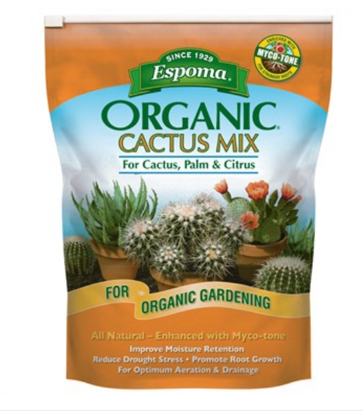 Espoma Cactus mix potting soil